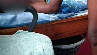 Real African couple strokes huge monster cock to massive cumshot full homemade clip