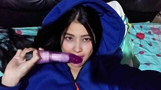 hot babysitter with huge natural tits craves cock right when i get home