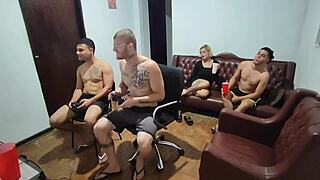 we started gaming but ended up fucking asses bareback