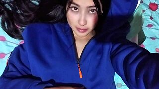 hot babysitter with huge natural tits craves cock right when i get home