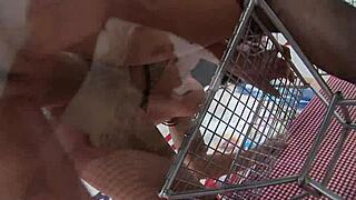 three busty maids lure two studs into steamy restaurant orgy