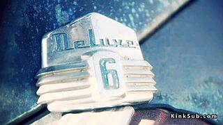 Ex-husband dominates bound ex-wife with rough painful fucks