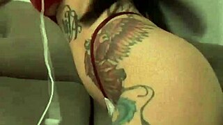 Tattooed Brazilian Rachell Miranda Guides Intimate Handjob Session