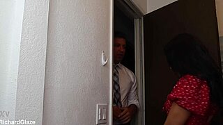 boss milf begs for creampie to save your job deep inside her tight pussy