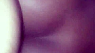 Black couple pounds intense backshots with her fat ass bent over begging for more