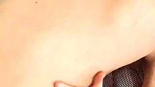 Hard thrusting missionary sex builds to deep pussy creampie explosion