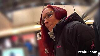 that adorable czech gets teased in shop then pov ass pounded