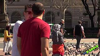 Fucking Spanish Bianca Resa outdoors blowjob sex