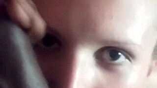 Lena starr rides big black cock then gets cumshot dripping into her eye during interracial pov