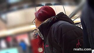 that adorable czech gets teased in shop then pov ass pounded