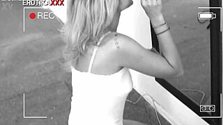 blonde and latina stars tease big cocks backstage, deepthroat blowjobs and cumshots in erotic photoshoot