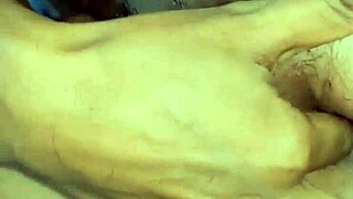 whoa, curvy sissy with small penis bends over in nylons to show off that fat clit and perfect ass 🍑