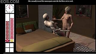 Blonde Friend Kelly Masturbates Solo with Toys to Explosive Ending