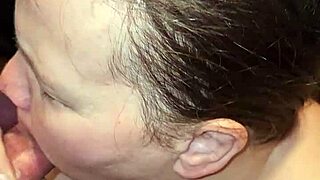 What if big tits milf gulps down hot piss straight from cock into open mouth