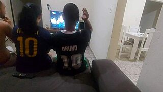 Wife loses bet fucks husband's friend then takes dp thrill