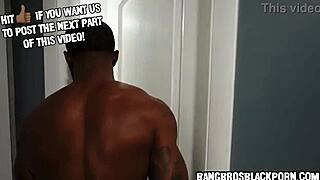 boyfriend catches her slurping stepdad's monster cock deep