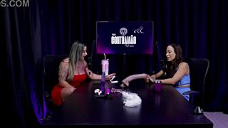 Blonde's pussy vibes hard after swing house boss boasts her easy squirt