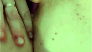 her big natural tits bounce wildly as milf masturbates with toy anally