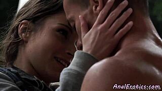 you ever seen a classy babe bent over for outdoor anal jizz shower?