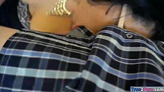 real estate brunette with glasses feels monster cock stretch her deep in every rough pose