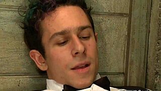 wanna see this shemale dominate and fuck coat check guy anal hardcore?