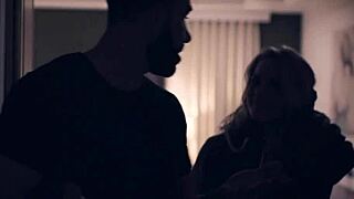 lisey sweet devours cock in hairy teen blowjob deepthroat action