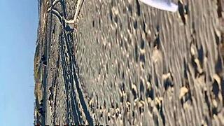 beach stranger fucks my ass pussy with huge cock apartment