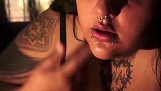 Arab Latina babe deepthroats hermanastro with huge tits turkish style creampie on boobs