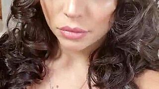 Shemale Makeup Tease with Hair Fix Craving Ass Fuck and Deep Creampie Cum Inside