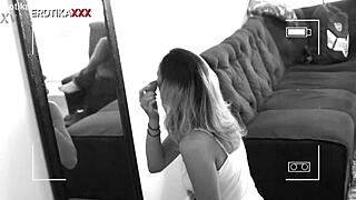 blonde and latina stars tease big cocks backstage, deepthroat blowjobs and cumshots in erotic photoshoot