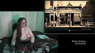 bbw brunette uncovers naked secrets in old clock game playthrough part 2