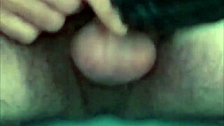 dude stroking cock with tight latex gloves n ring feels sooo intense series 😈🔥