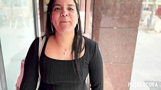 torbe catches shy fat latina salome posing then fucks her raw in hotel room