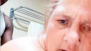 trailer park milf rides drblackjohnsonxxx big black cock barefoot in bathroom 🖤🍑