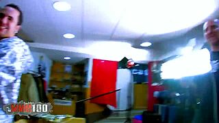 SHARON LEE POUNDED RAW IN SHOP FUCK FEST!