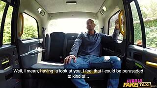 Her tight ass gets pounded raw by australian monster cock in fake taxi backseat hardcore cumshot