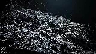 Miky Love and Ali Bordeaux share piss-soaked close-up pussy licks and mouthful kisses