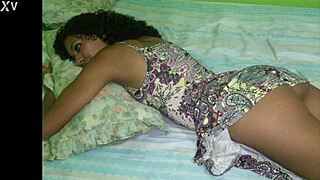 Jade flashes juicy shaved pussy and tight ass for husband part 05