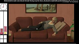 Blonde Friend Kelly Masturbates Solo with Toys to Explosive Ending