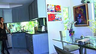 skin diamond bends over in lingerie for big cock pounding