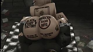 snow bunny fat ass rides dick hard in roblox studio 🔥🍆💦