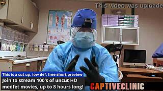 testing latex gloves surgical gowns lab coats daddy roleplay backstage close up