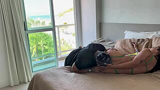 wake up tourist with my tasty oral and hard cock to fuck her deep babe
