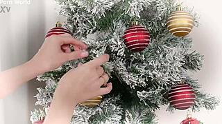 christmas cuties eden ivy and leya desantis 😍 invite hot neighbors over for festive dp gangbang with ass to mouth and cumshots 🎄🔥 gp3153