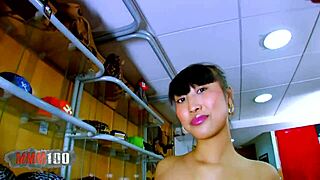 SHARON LEE POUNDED RAW IN SHOP FUCK FEST!