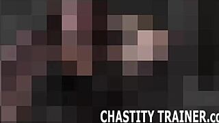 your cock locked bound in femdom prison for my toys and torment