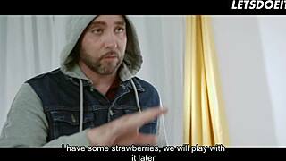 feel the passion as pornstars lilu moon and melissa benz share a sensual day of lesbian kissing licking moaning