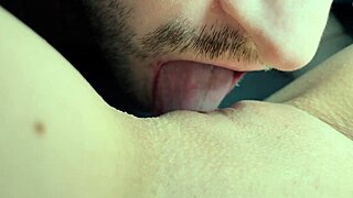 Naughty Tongue Dives Deep Wet Pussy