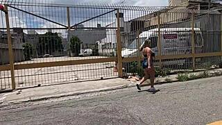 Street Blonde's Tight Pussy and Huge Ass Pounded Hard