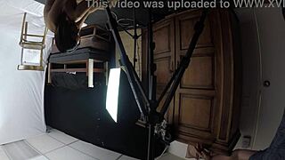 Skinny Mandy Mynxx gags deep on choking cock oral destruction